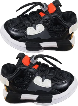 1 to 11 Years Toddler Kids Sports Shoes Lace-up Breathable Outdoor School Trainers Basketball Little Girls Shoes 4t