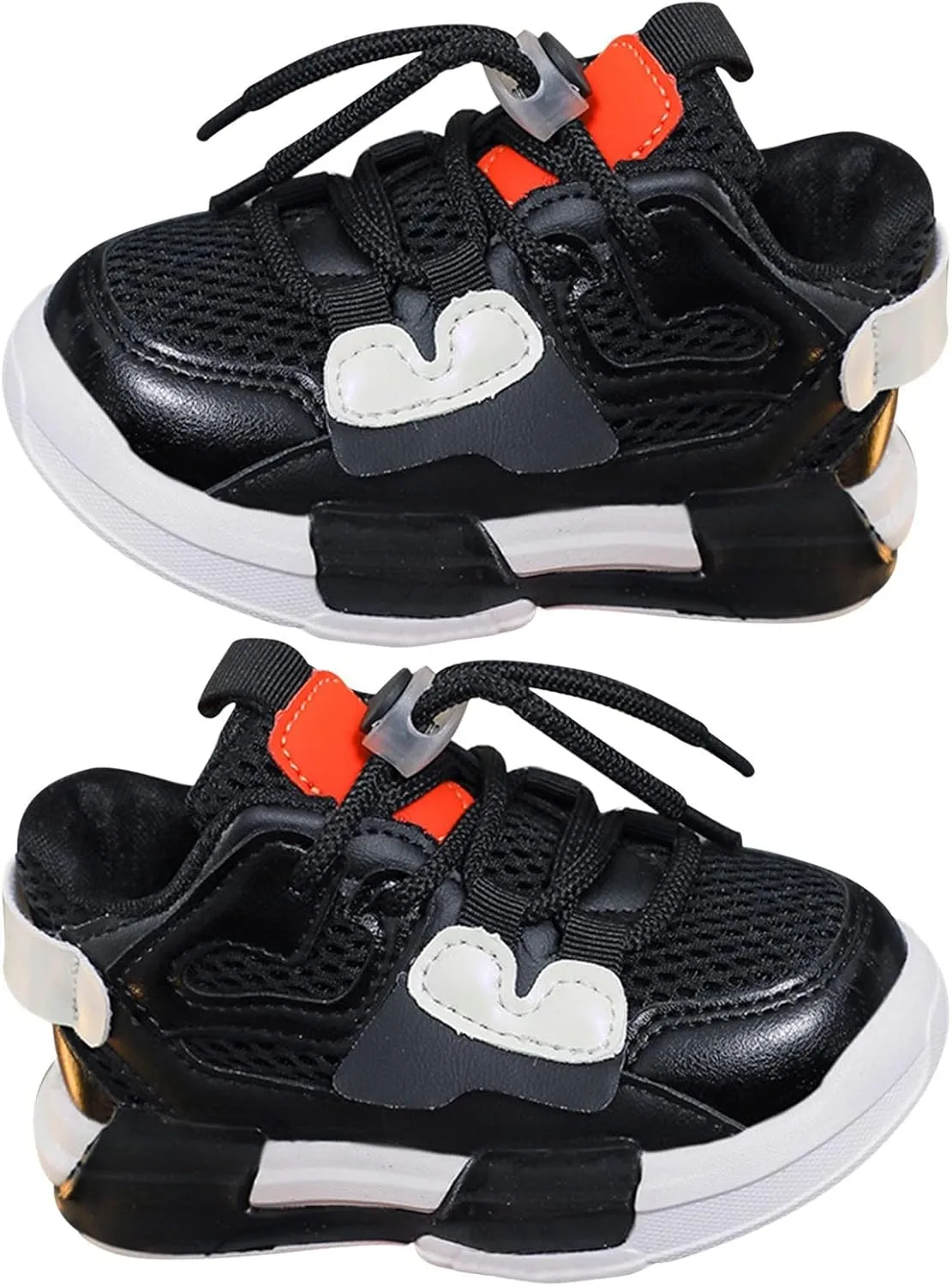 1 to 11 Years Toddler Kids Sports Shoes Lace-up Breathable Outdoor School Trainers Basketball Little Girls Shoes 4t