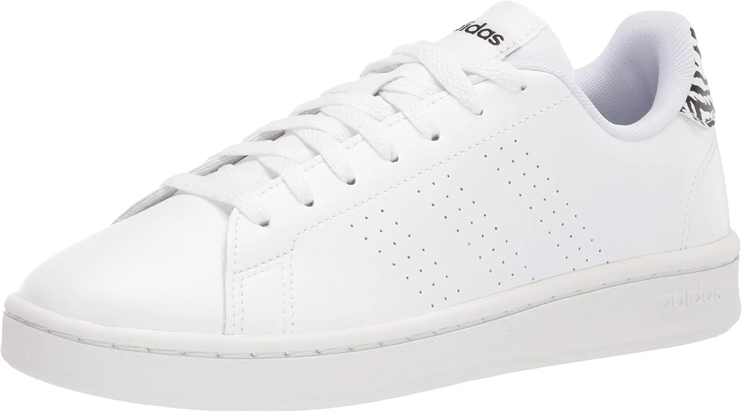 adidas Women's Advantage Tennis Shoe, White/White/Crystal White, 11