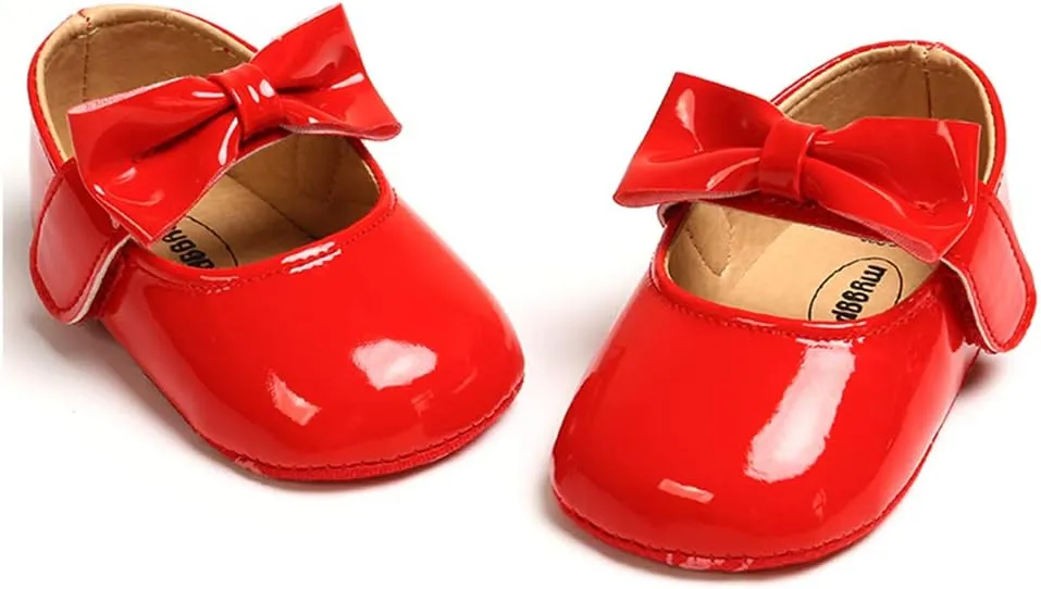 Baby Girl Moccasins Princess Sparkly Mary Jane Dresses Shoes Premium Lightweight Soft Sole Crib Shoes Toddler Shoes
