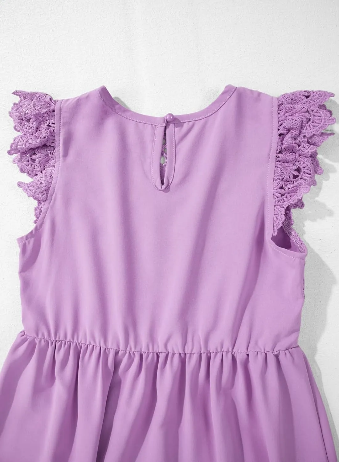 blibean Teen Girls Flower Dresses Semi Formal Sleeveless Wedding Dress Size 6-15 Years