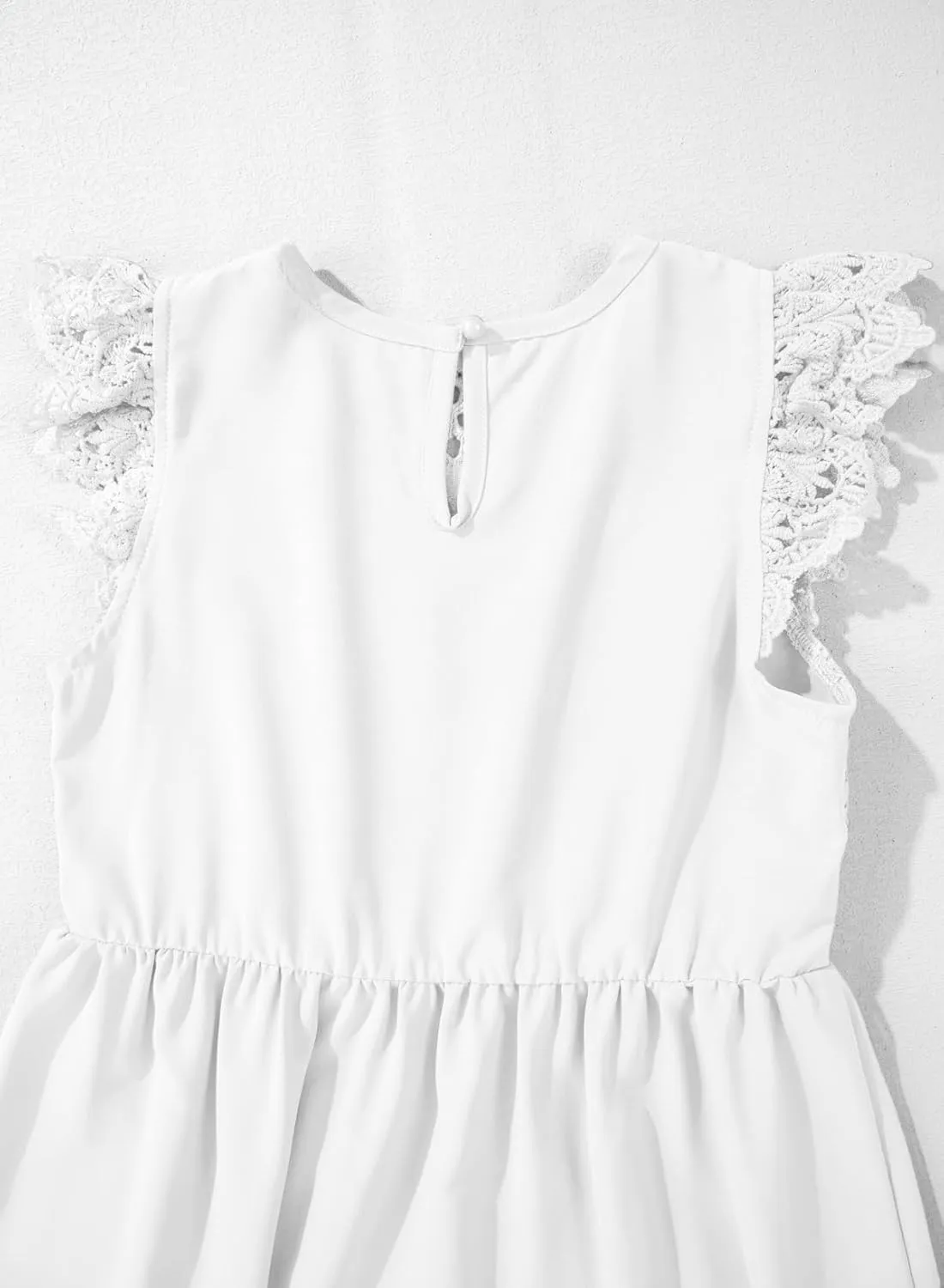 blibean Teen Girls Flower Dresses Semi Formal Sleeveless Wedding Dress Size 6-15 Years