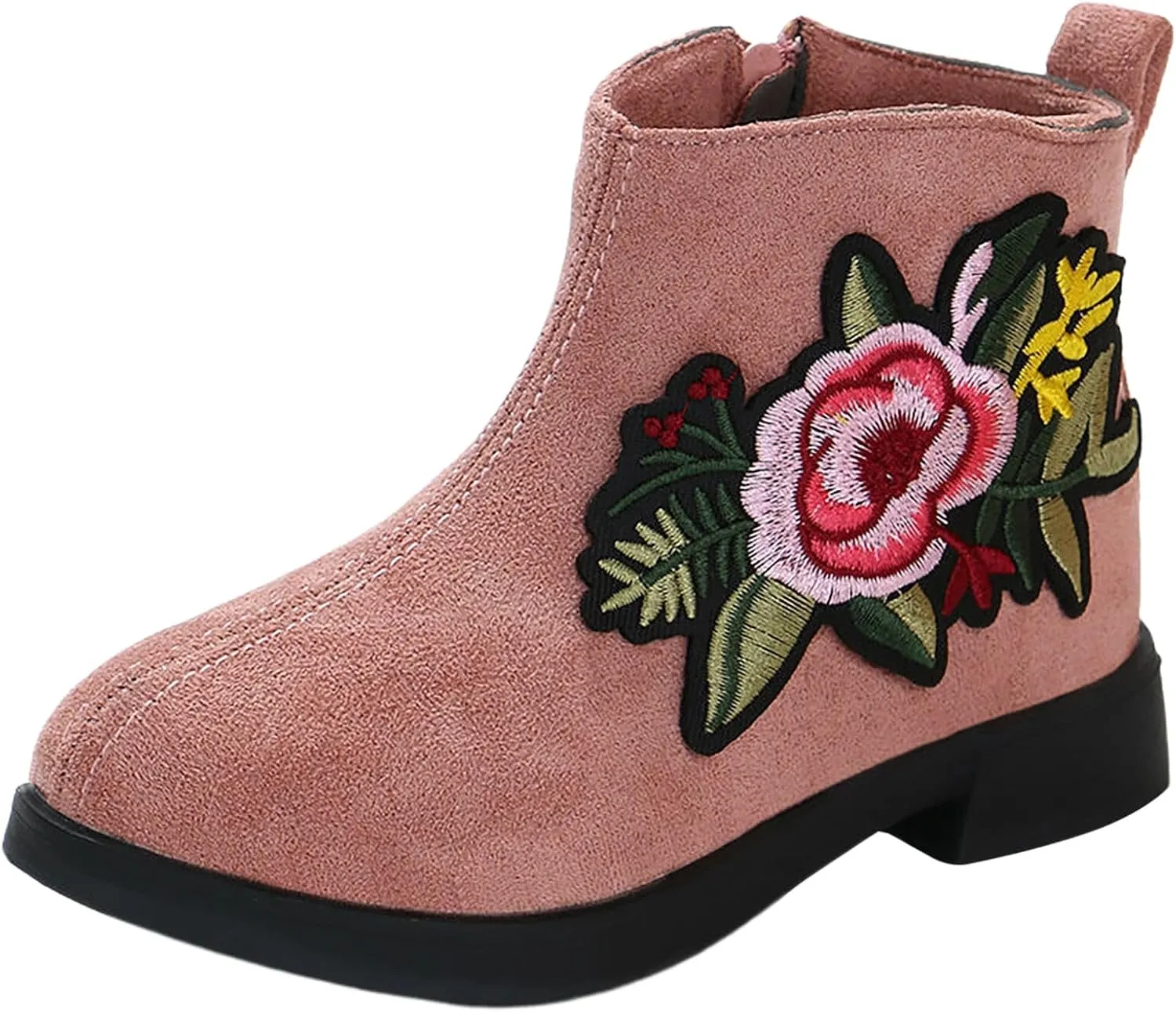 Boots for Girls Girl Boots Little Girls Western Cowboy Boots Waterproof Leather Non Slip Outdoor Ankle Snow Boots