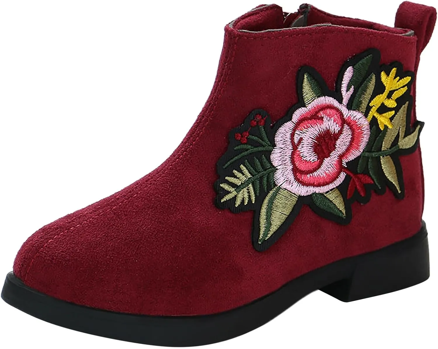 Boots for Girls Girl Boots Little Girls Western Cowboy Boots Waterproof Leather Non Slip Outdoor Ankle Snow Boots
