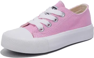 Boys Girls Baby Children's Shoes Low top lace-up Children's Canvas Shoes Back-to-School Season Small White Shoes Children's Sneakers Teens Medium and Large Kids Skateboarding Shoes