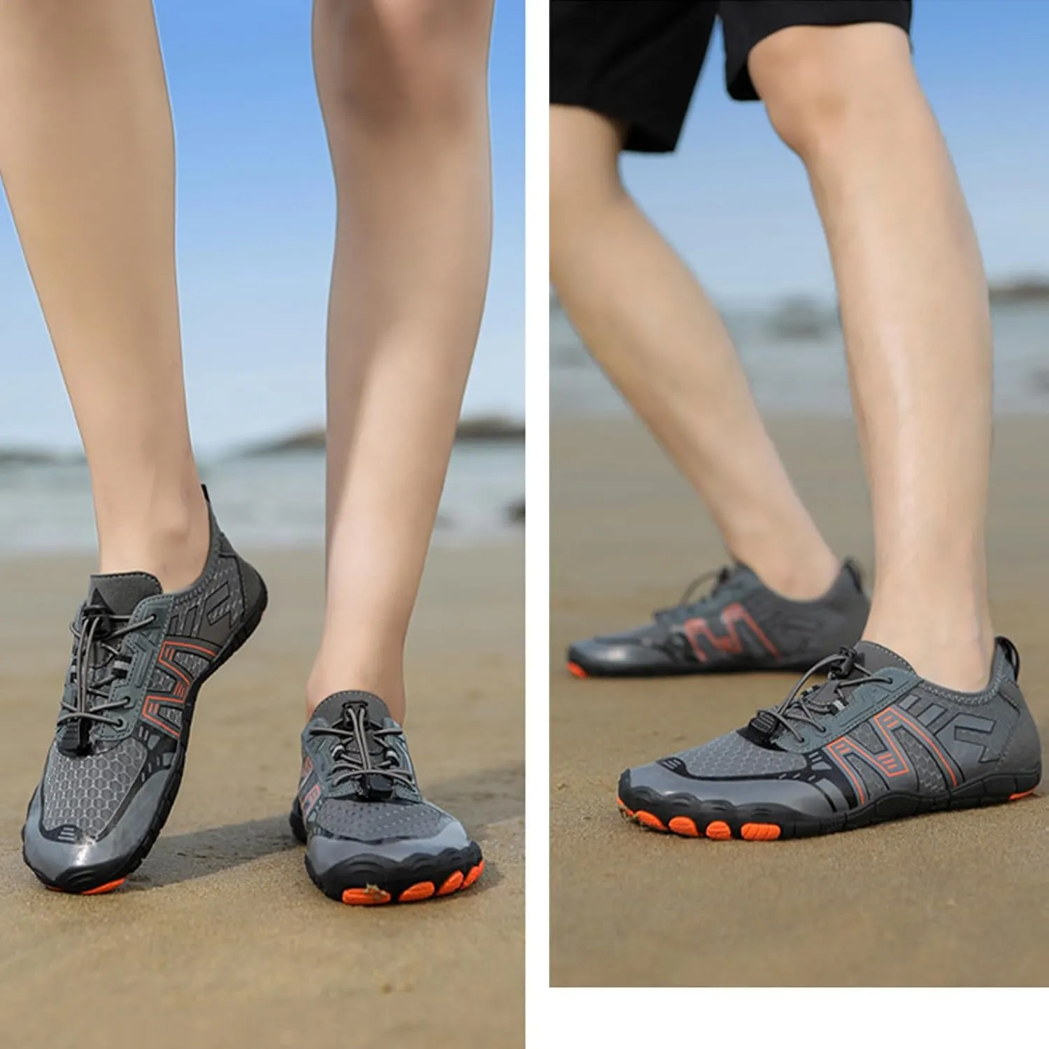 Couple Sports Shoes Outdoor Wading Non Slip Beach Shoes Diving Swimming Riding Sneaker Boots for Men Winter