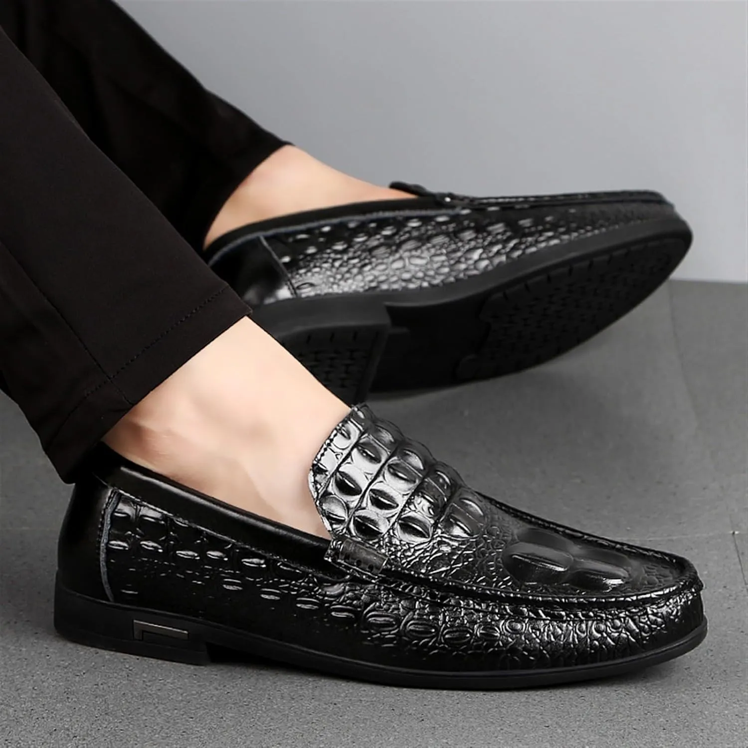 Dress Shoes for Men Design Men's Leather Loafers Stylish and Comfortable Flats for Every Occasion