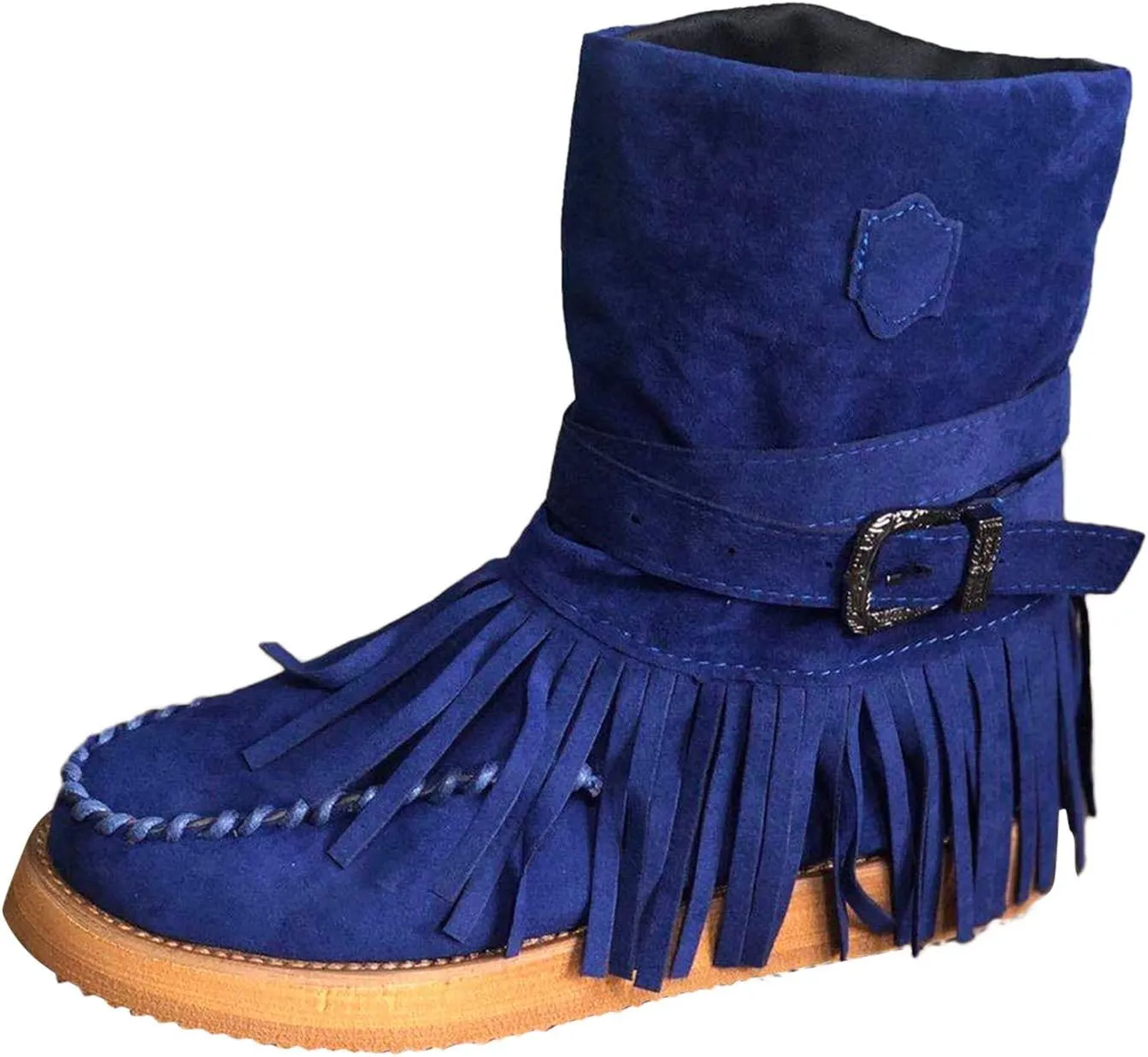 Gibobby Boots for Women Women High Heel Platform Boots Retro Ankle Boots Squared Toe Breathable Zip Up Boots 52