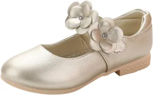 Girls Ballerina Flats Toddler Girls Dress Shoes Flower Girl Shoes Mary Jane Wedding Party Communion Princess Shoes