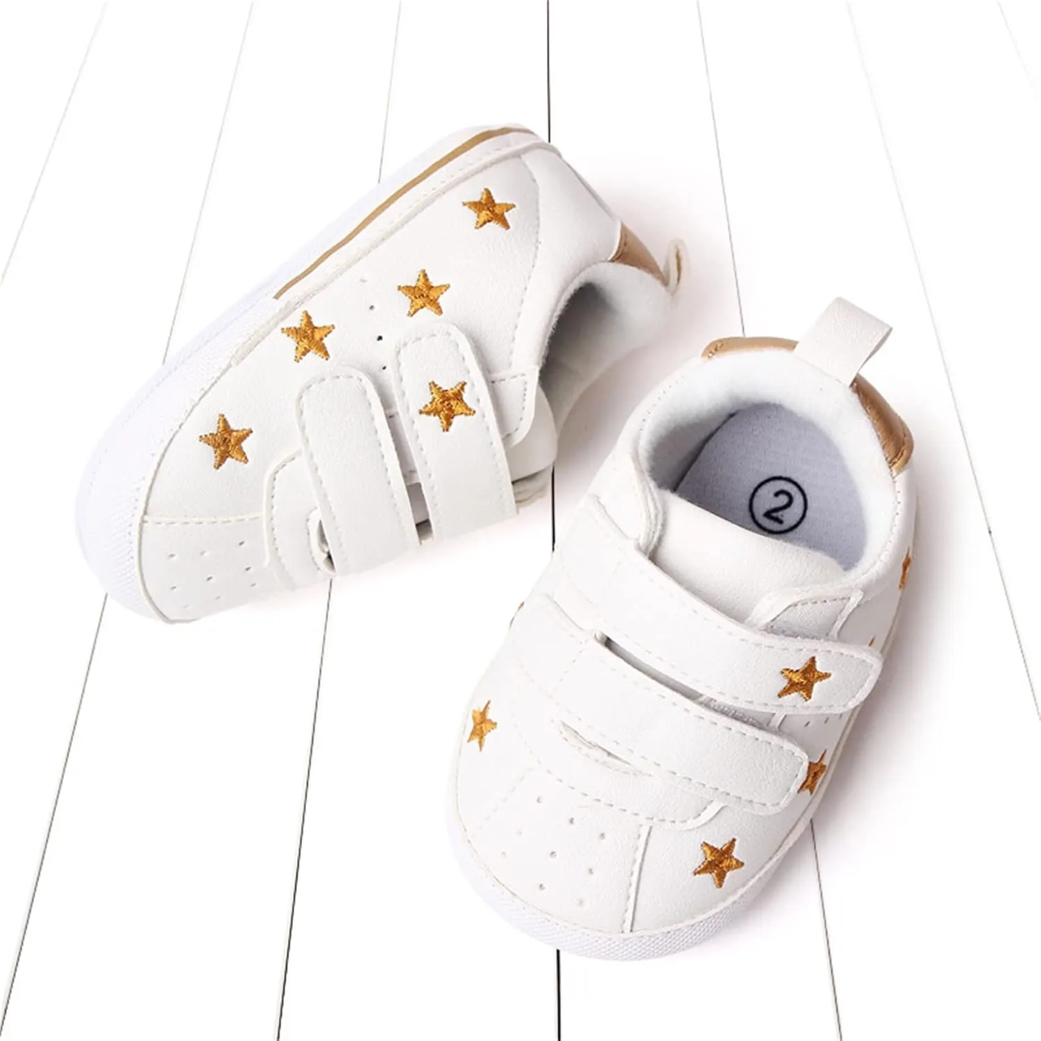 Heart Pattern Baby Girls Loafers Prewalker Dress Shoes Infant Cute Double Strap Flat Bottom Casual Sports Shoes