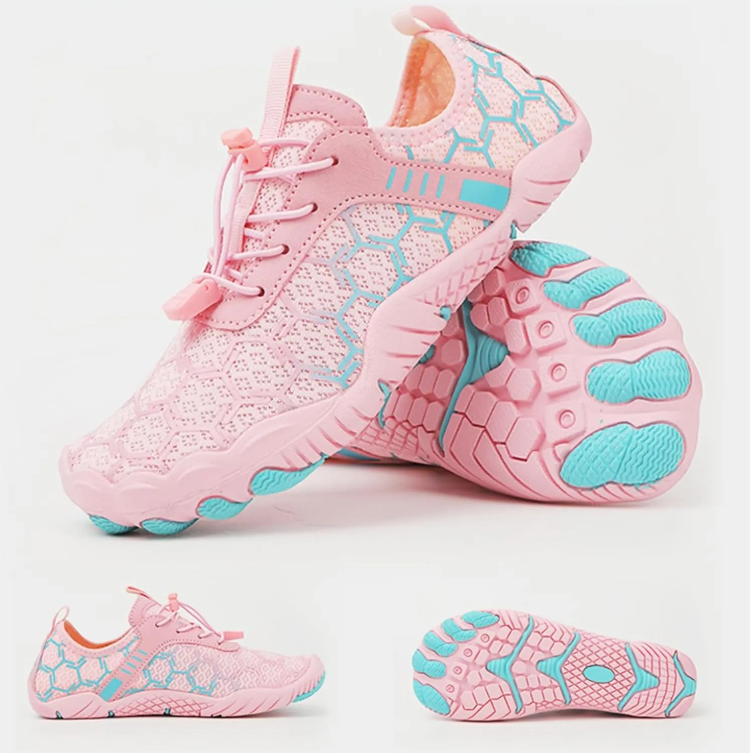 Hike Shoes Women Men Pro Barefoot Shoes with Wide Toe Box Healthy & Non-Slip Lightweight Breathable Sneakers Unisex Quick Dry Zero Drop Trail Running Shoe Sneakers