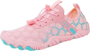 Hike Shoes Women Men Pro Barefoot Shoes with Wide Toe Box Healthy & Non-Slip Lightweight Breathable Sneakers Unisex Quick Dry Zero Drop Trail Running Shoe Sneakers