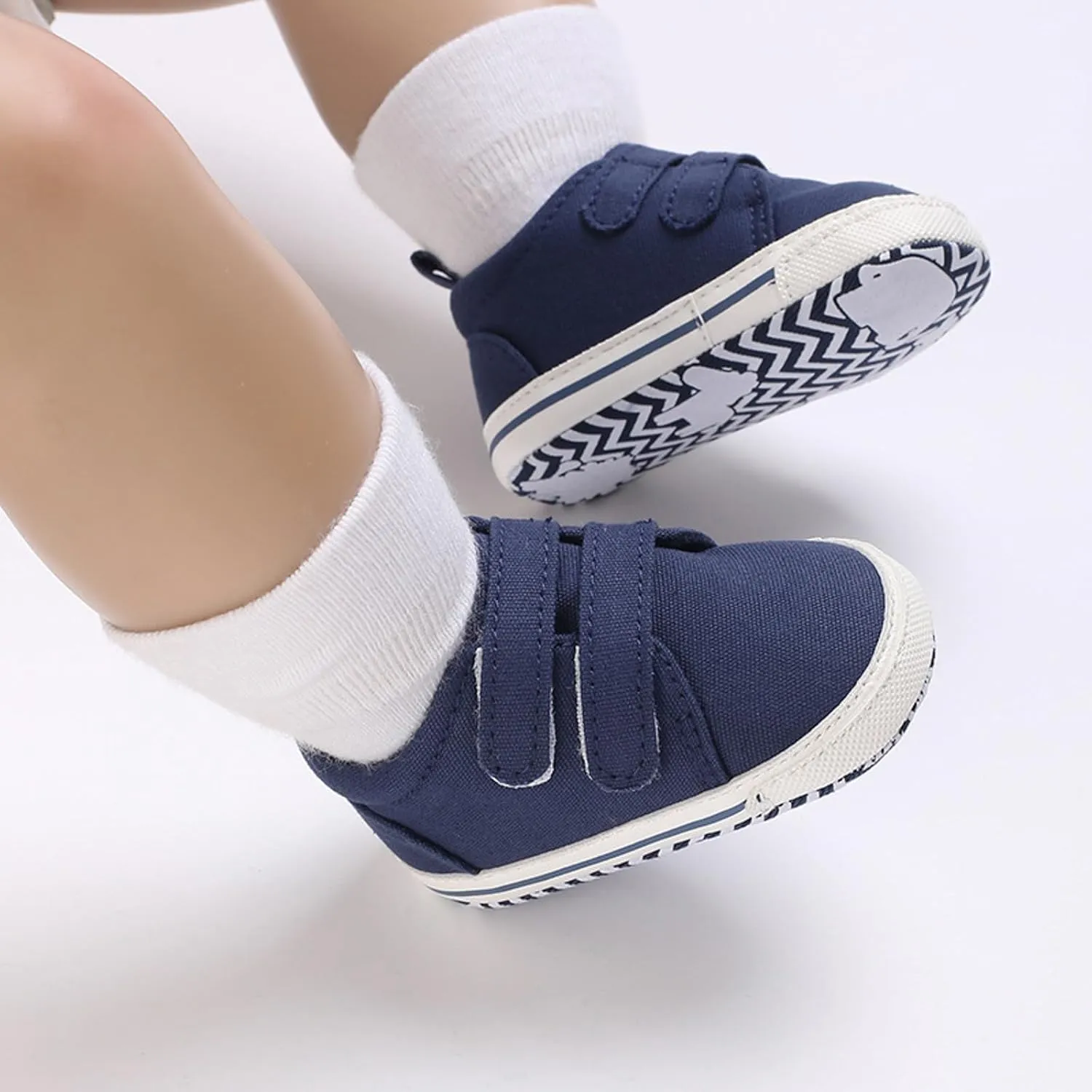 Infant Girls Boys Flat Bottom Ankle Sneakers Lightweight Comfortable High Top Casual Shoes for Outdoor Walking