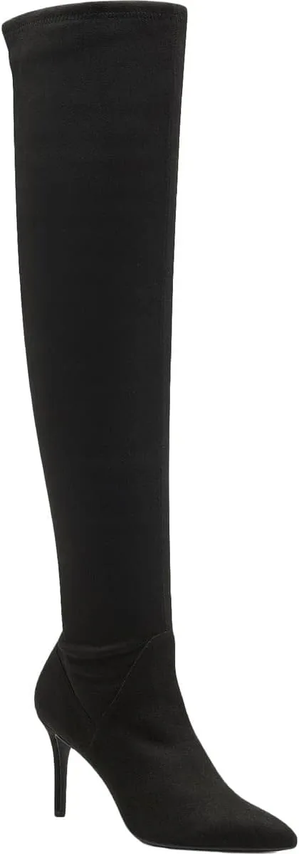 Jessica Simpson Womens Abrine Pull On Over-The-Knee Boots Black 8 Medium (B,M)