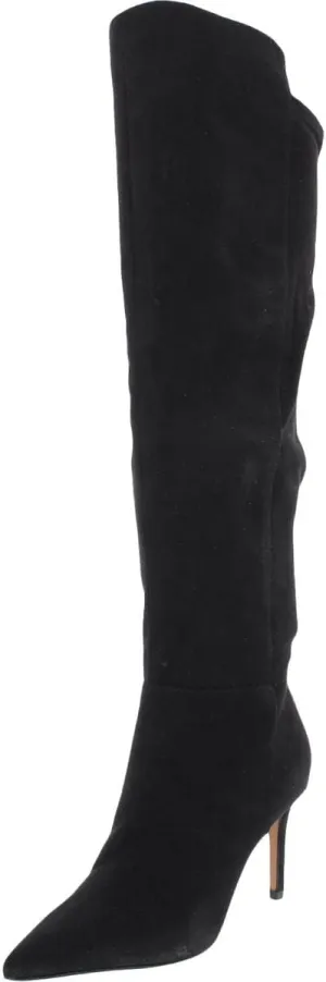 Jessica Simpson Womens Amriena Stiletto Over-The-Knee Boots Black 6 Medium (B,M)