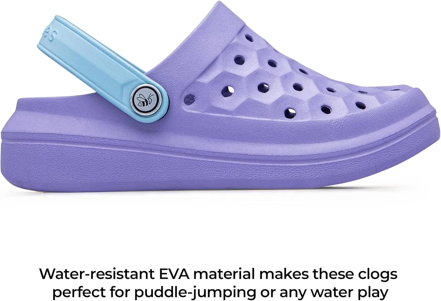 Joybees Varsity Clogs for Girls and Boys, Water Shoes for Kids, Water Resistant Beach Pool Slip On