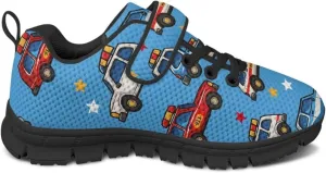 Kids Shoes Comfortable Breathable Hook and Loops Athletic Running Shoes for Litter Kids Non-Slip Lightweight School Sport Sneaker for Boys Girls US 11-15