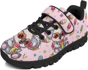 Kids Sneakers Girls Tennis Outdoor Activity Design