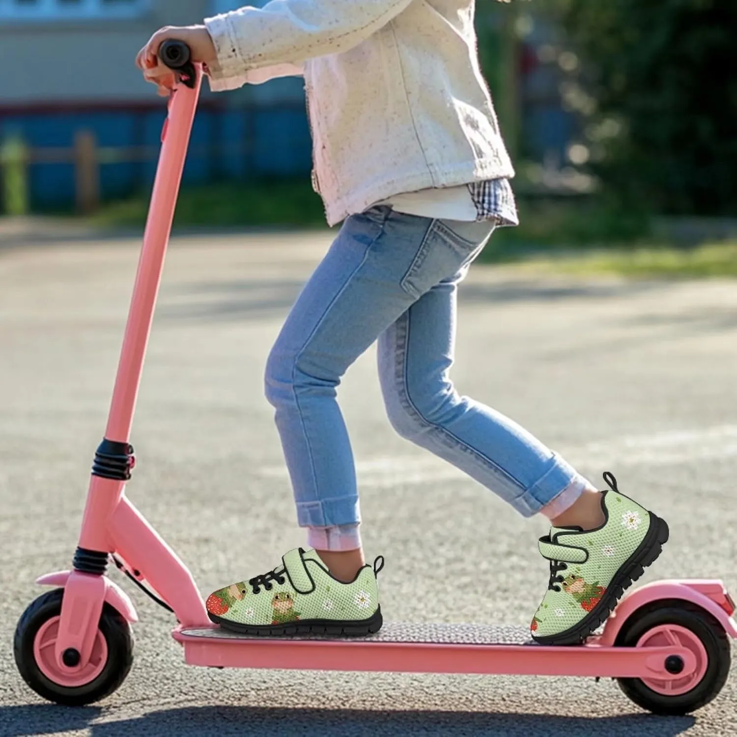 Kids Sneakers Girls Tennis Outdoor Activity Design