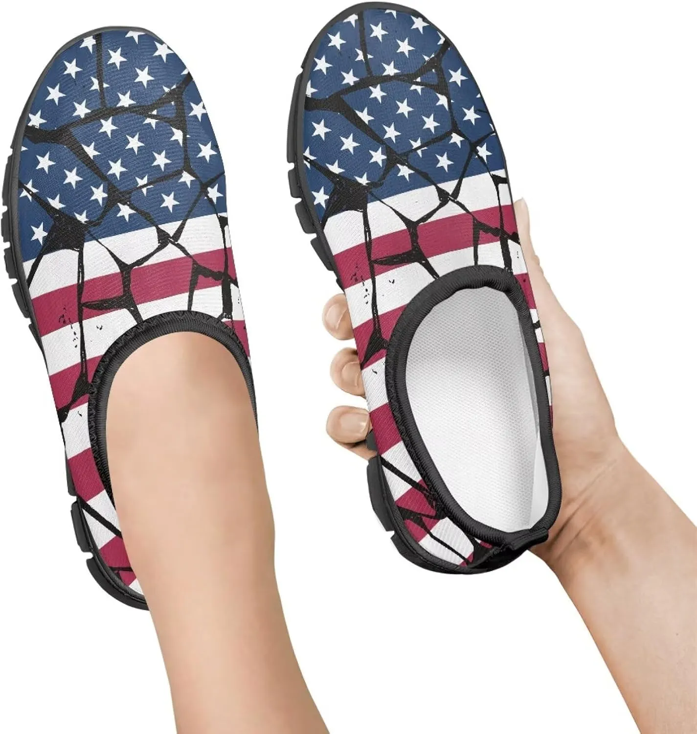 Loafers for Girls Boys,Kids Slip On Flats Sneaker for Back School,Non-Slip Black Sole Running Shoes,Size 11 to 15
