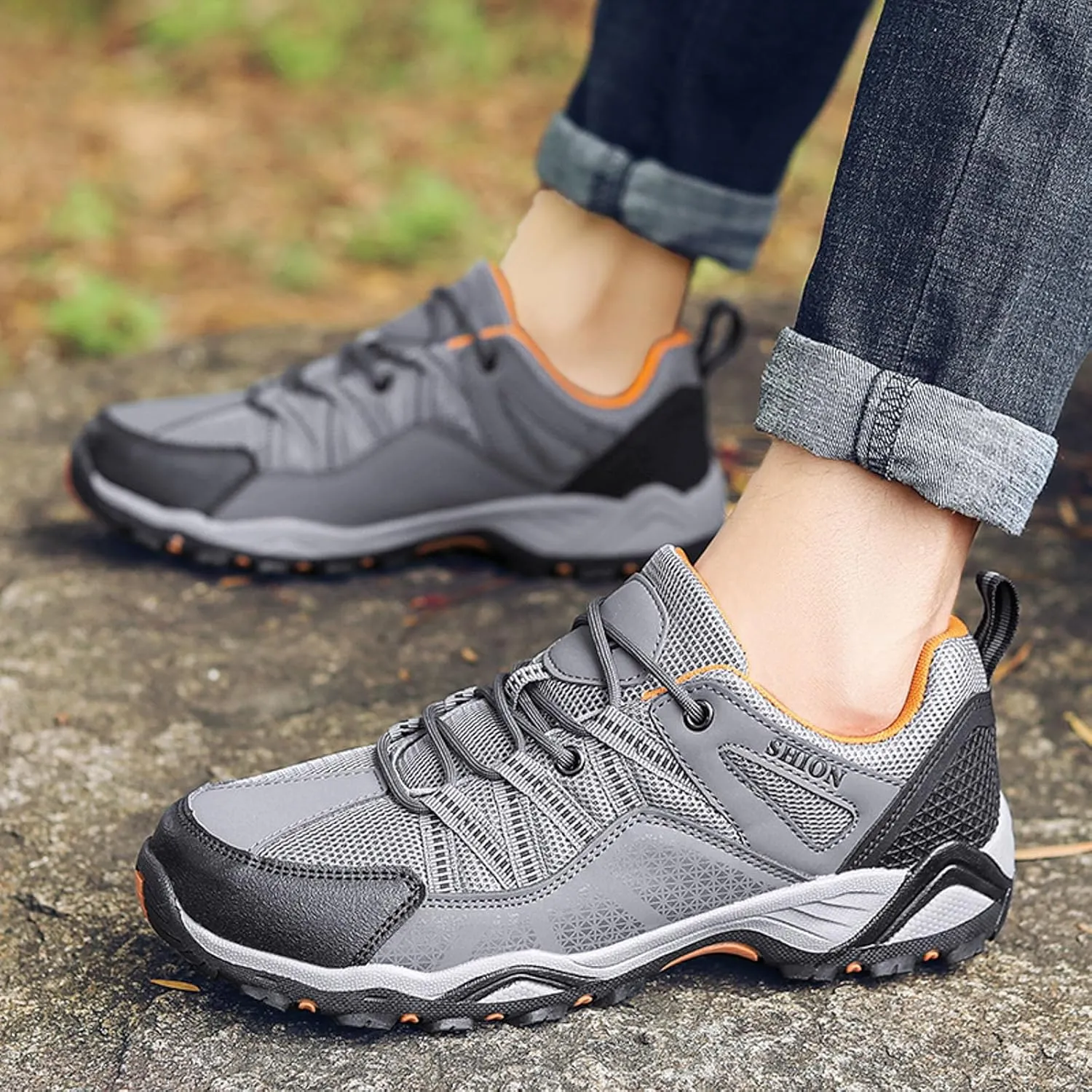 Men Slip on Walking Shoes Casual Dressy Memory Foam Ultra Lightweight Breathable Fashion Sneakers Non Slip Indoor Outdoor Training Gym Shoes Wide Width