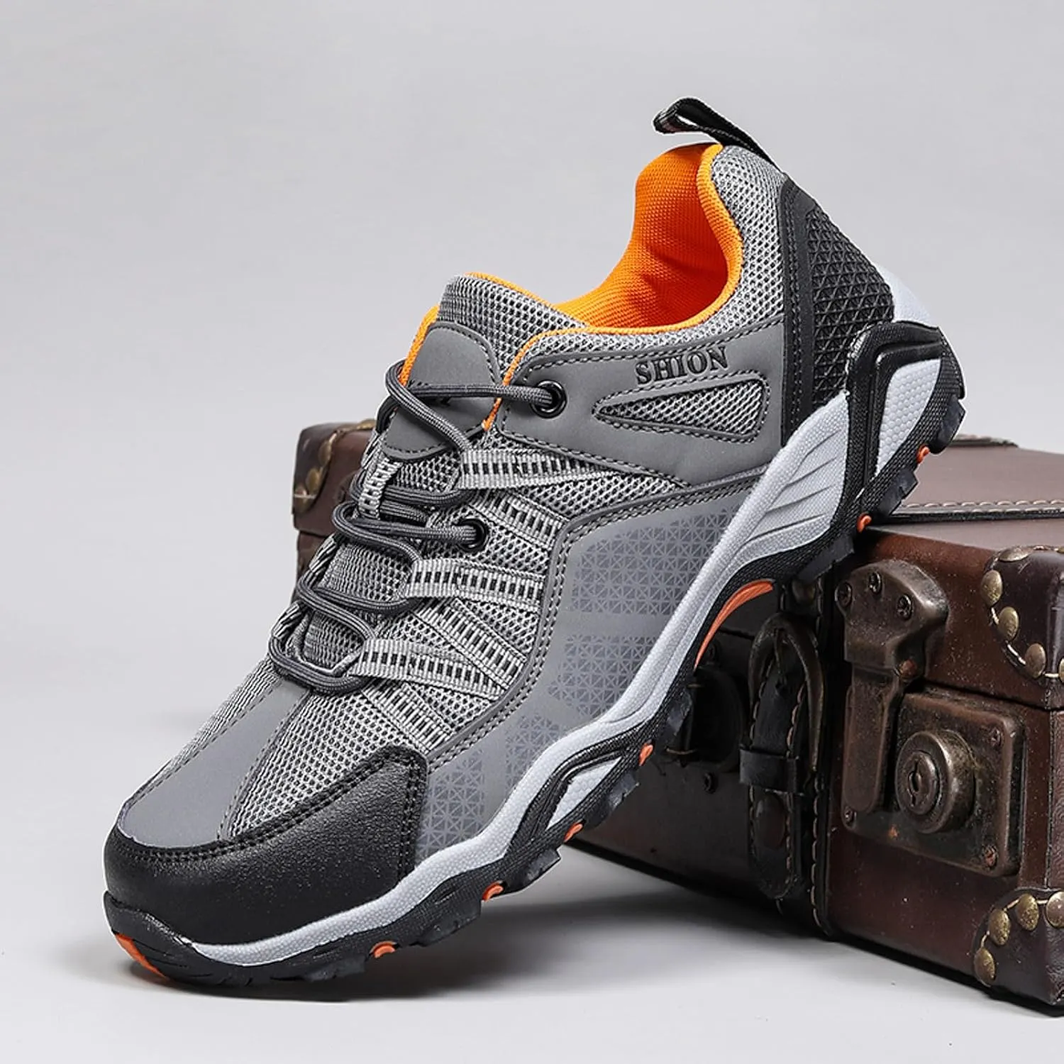 Men Slip on Walking Shoes Casual Dressy Memory Foam Ultra Lightweight Breathable Fashion Sneakers Non Slip Indoor Outdoor Training Gym Shoes Wide Width