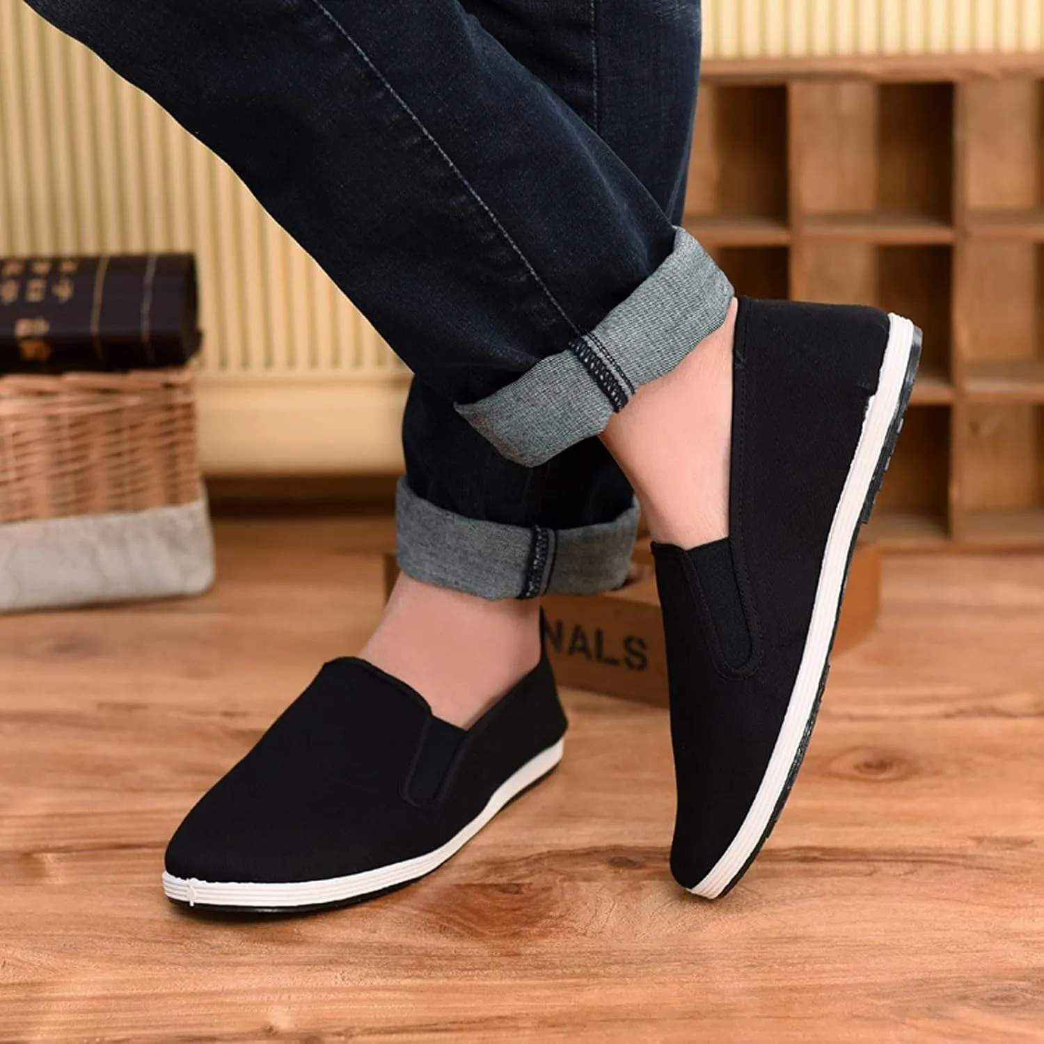 Men's Arch Support Insole Shoes Breathable Casual Comfortable Walking Sneaker Outdoor Non Slip Jogging Sneakers
