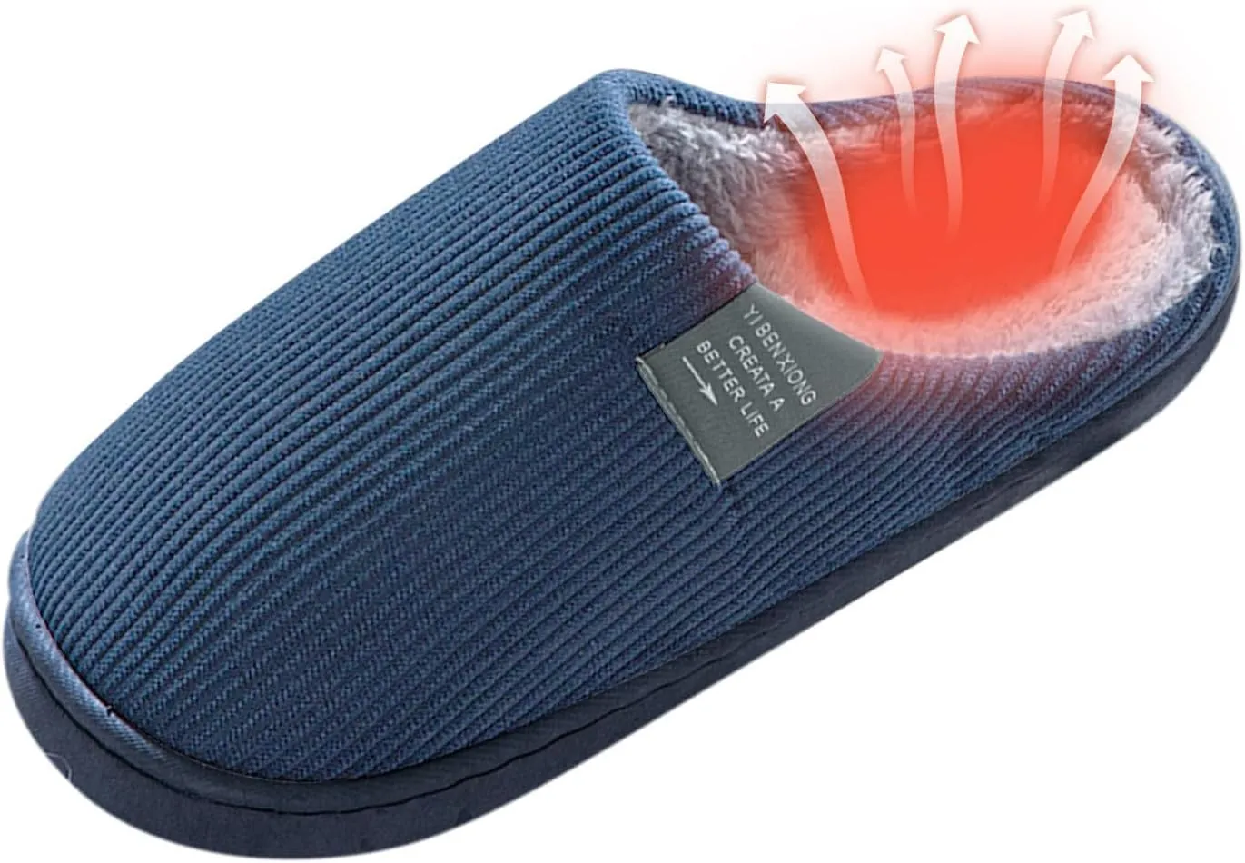 Mens For Men House Warm Slip Soft Plush Flop Slippers Flip On Shoes Slippers Men's Slipper Mens House Slippers Size 9 Leather