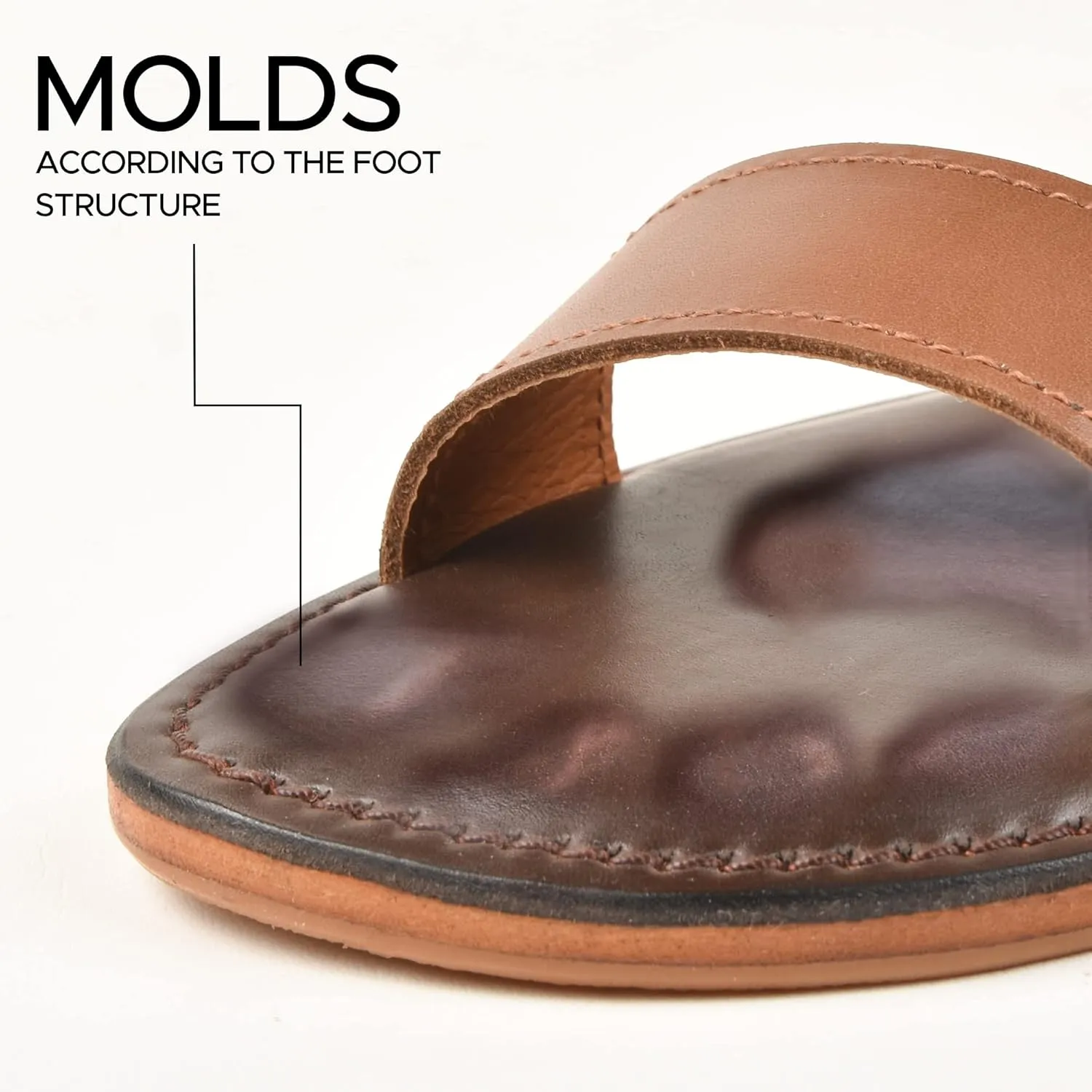Myrina Womens Strappy Natural Leather Flat Slingback Sandals