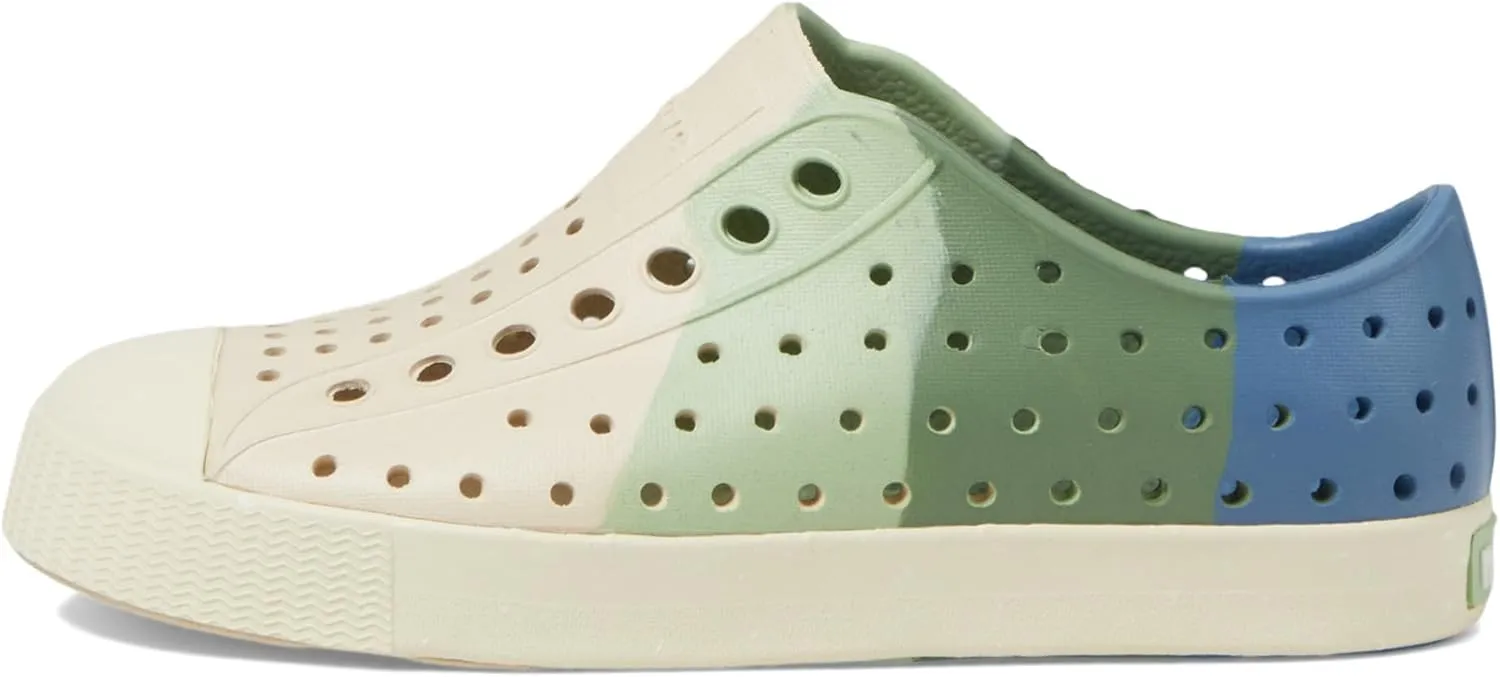 Native Shoes Kids Jefferson Bloom Marble (Little Kid/Big Kid) - Shoes for Kids - Slip-on Construction