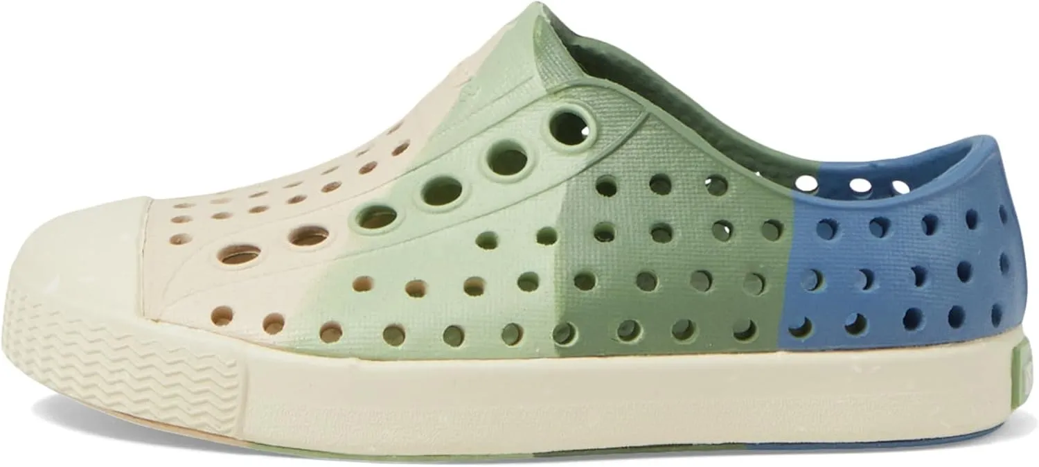 Native Shoes Kids Jefferson Bloom Marble (Toddler) - Shoes for Kids - Round Toe Shape - Synthetic Outsole