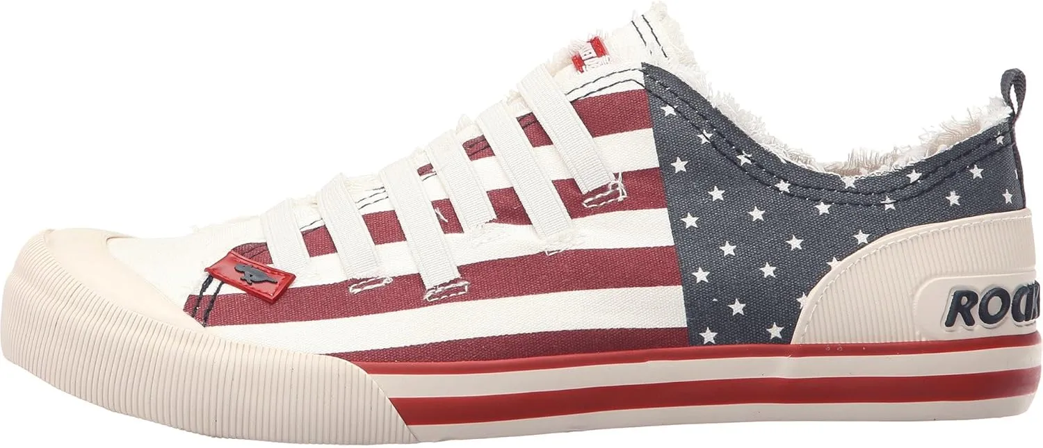 Rocket Dog Womens Joint USA Flag Patriotic Fashion Sneakers