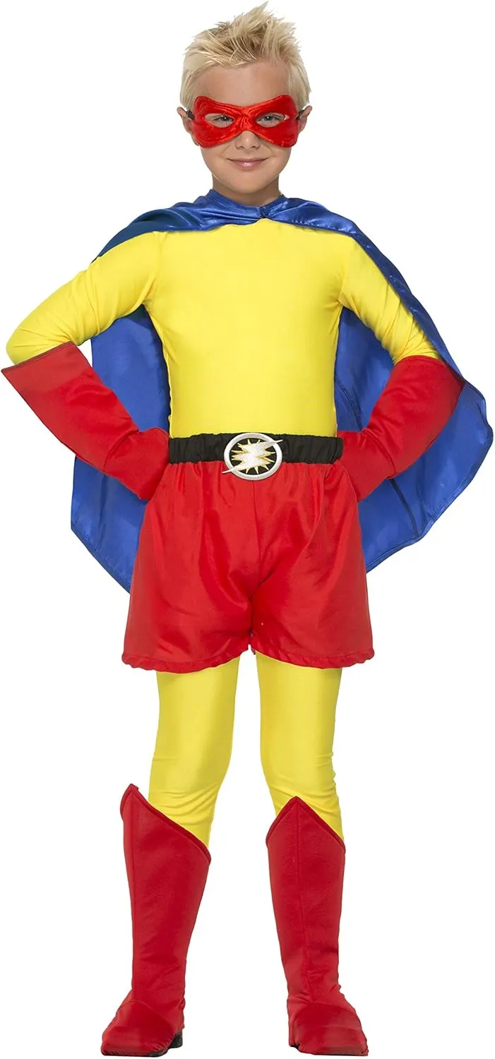 Rubies Child's Forum Super Hero Boot Covers, Red, One Size for Themed Parties and Halloween