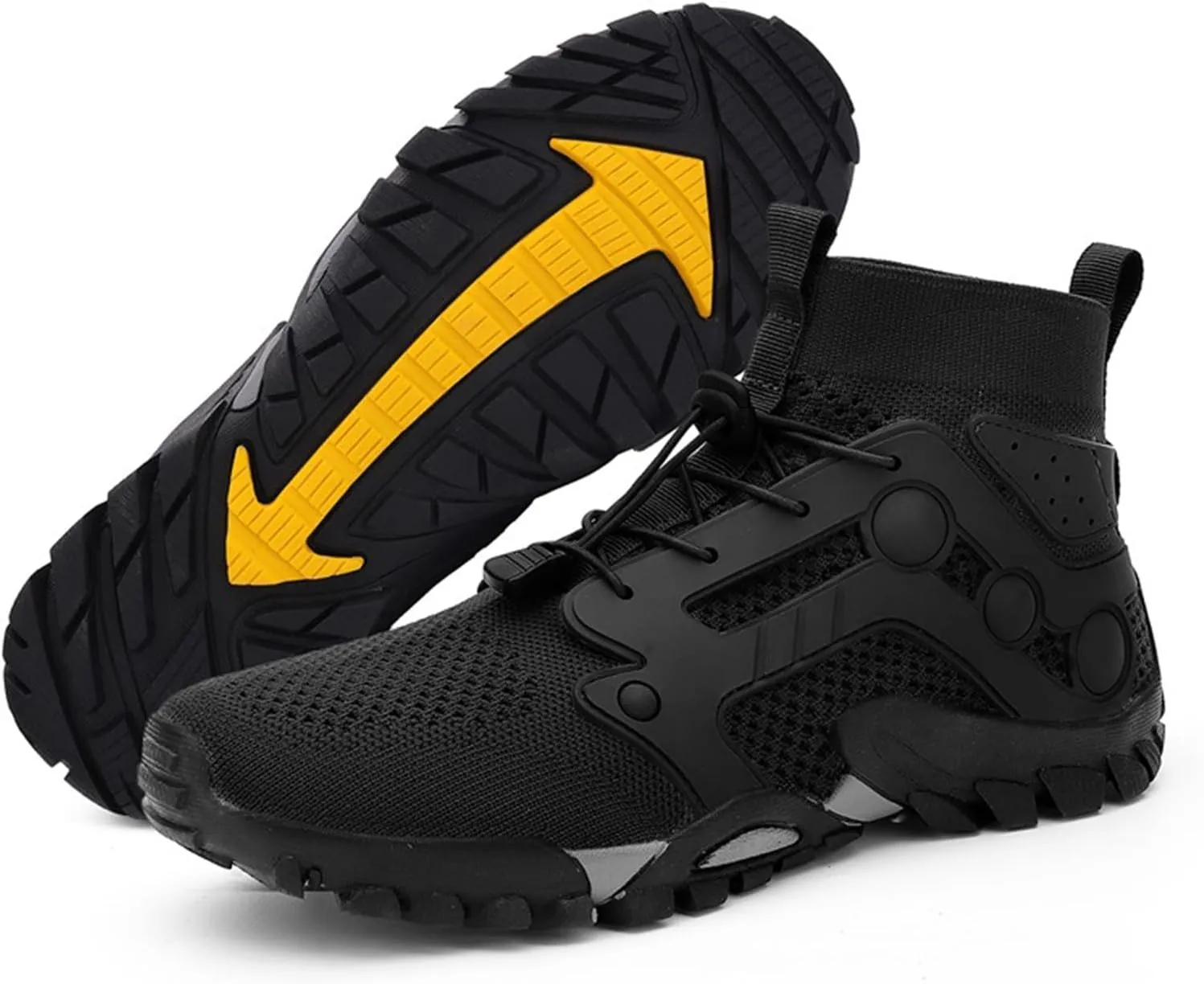 Slip on Walking Shoes for Men Comfort Memory Foam Hiking Shoes Breathable Lightweight Fashion Sneakers Non Slip Arch Support Cushioning Training Gym Shoes Wide Width