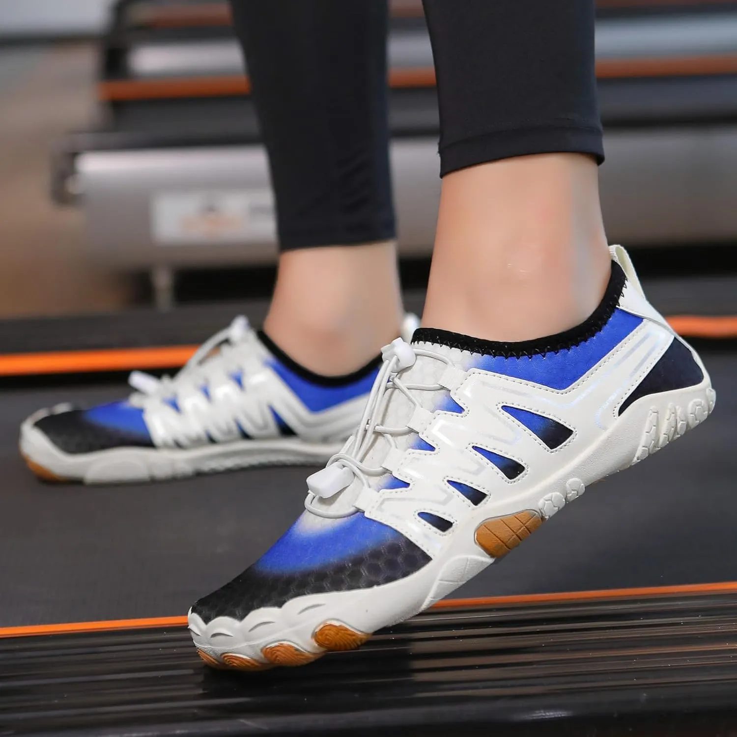 Slip on Walking Shoes for Men Comfy Memory Foam Hiking Shoes Ultra Lightweight Breathable Fashion Sneakers Lace Up Non Slip Travel Jogging Training Gym Shoes Wide Width
