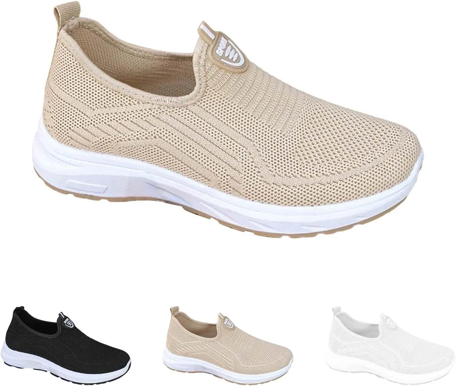 Sneakers for Plantar Fasciitis for Women Breathable Knitted Comfort Orthopedic Casual Shoes Summer Walking Sneakers