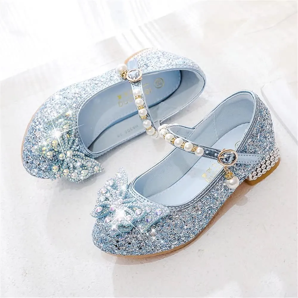 Stunner Girls Dress Shoes Heel Mary Jane Pumps Wedding Party Princess Shoes