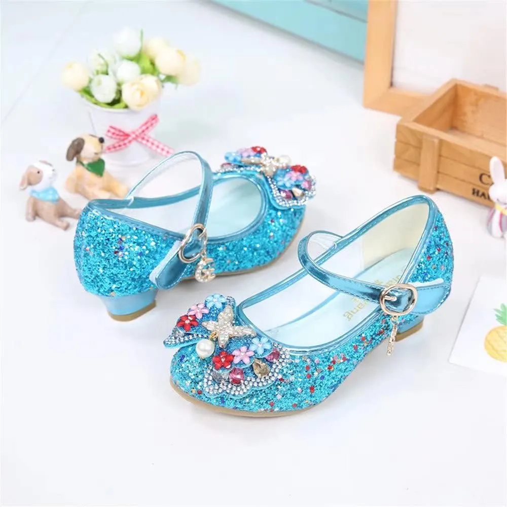 Stunner Girls Dress Shoes Heel Mary Jane Pumps Wedding Party Princess Shoes