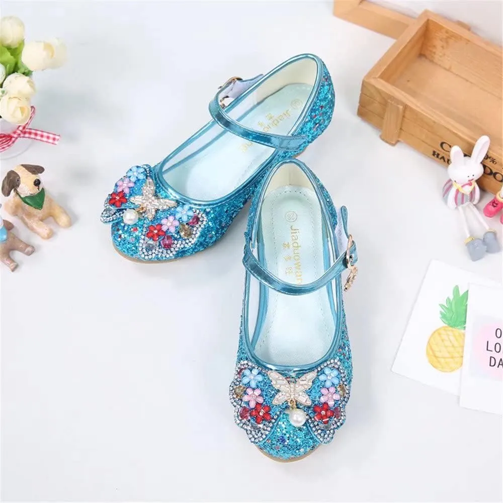 Stunner Girls Dress Shoes Heel Mary Jane Pumps Wedding Party Princess Shoes