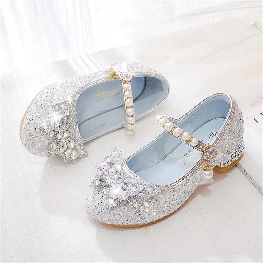 Stunner Girls Dress Shoes Heel Mary Jane Pumps Wedding Party Princess Shoes