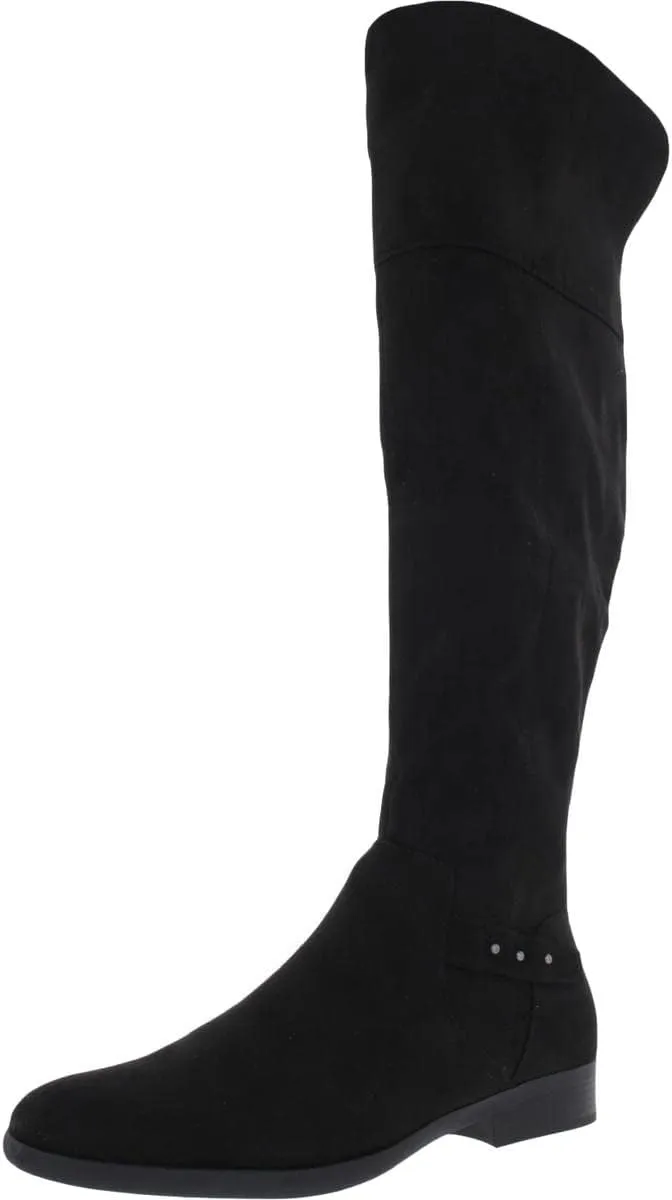 Style & Co. Womens LESSAH Zipper Tall Over-The-Knee Boots Black 6 Medium (B,M)