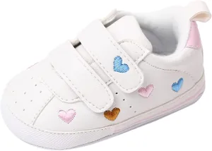 Toddler Boys Girls Flat Bottom Sports Shoes Lightweight Comfortable Double Strap Casual Sneakers for Indoor Outdoor