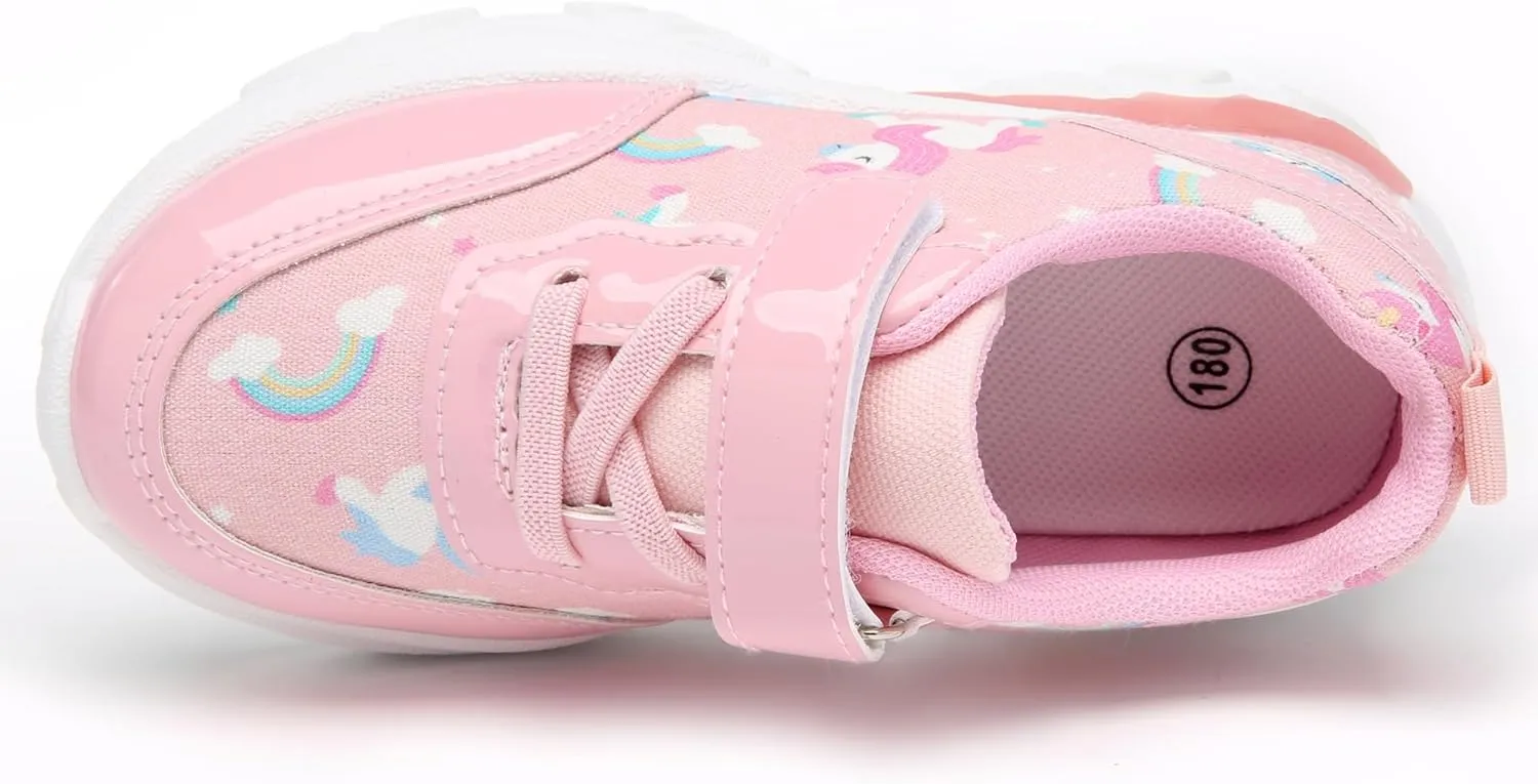 Toddler Little/Big Kids Sneakers for Boys Girls Soft Comfy Walking Shoes Indoor/Outdoor Sports Running Tennis Shoes Children's Non-Lace-Up Sneaker