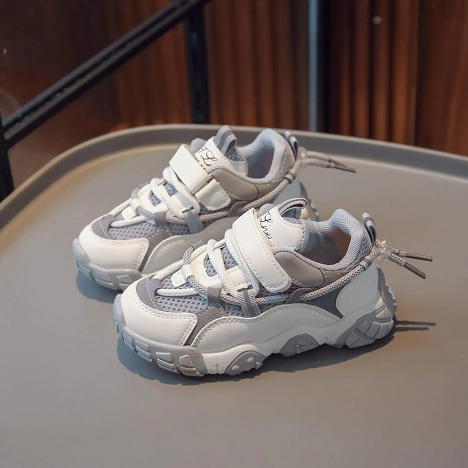 Toddler/Little Kid Boys Girls Outdoor Shoes Running/Walking Sports Sneakers Tennis Shoes Lightweight Breathable