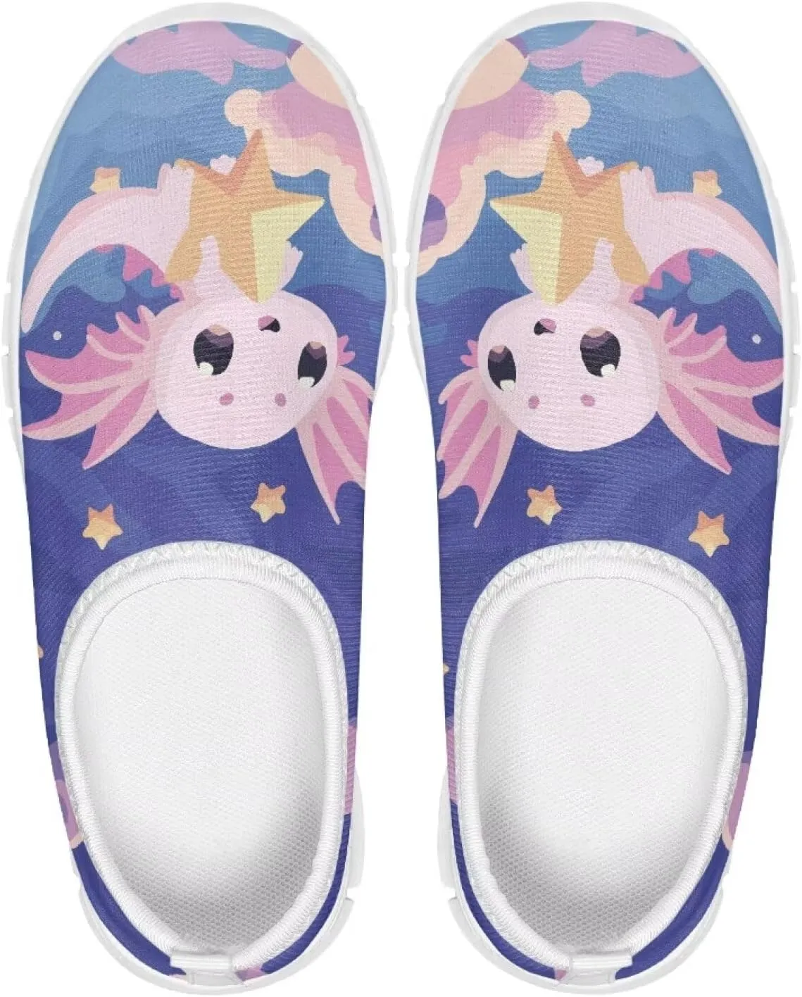 Unisex Slip On Flats Shoes for Boys Girls,Kids Lightweight Elastic Tennis Shoe Comfortable Running Walking Sneaker