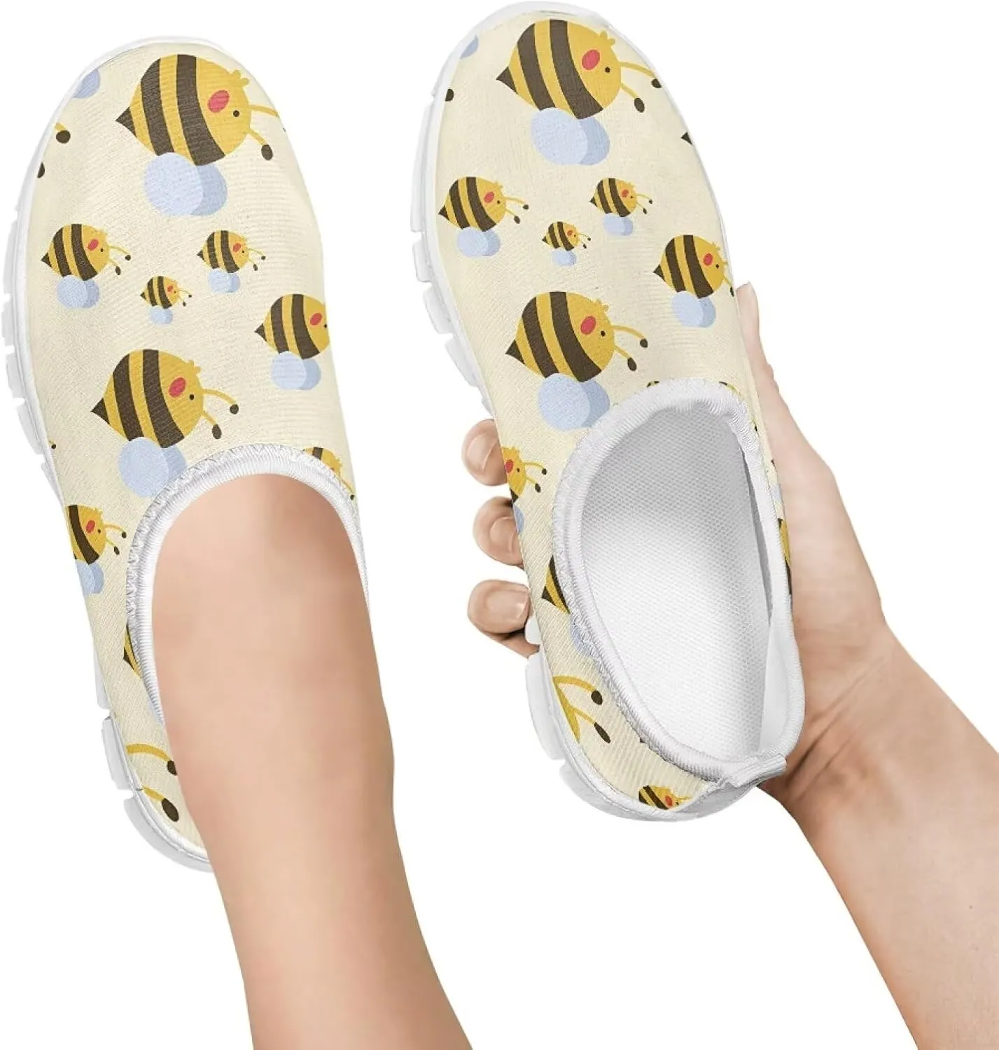 Unisex Slip On Flats Shoes for Boys Girls,Kids Lightweight Elastic Tennis Shoe Comfortable Running Walking Sneaker