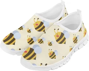 Unisex Slip On Flats Shoes for Boys Girls,Kids Lightweight Elastic Tennis Shoe Comfortable Running Walking Sneaker