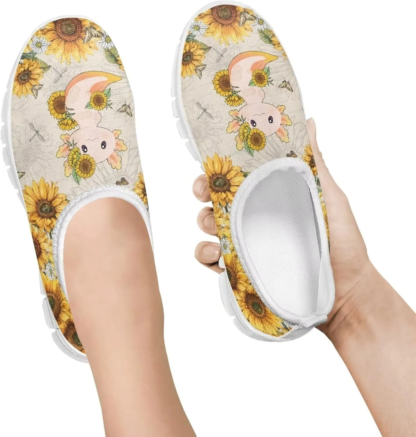 Unisex Slip On Flats Shoes for Boys Girls,Kids Lightweight Elastic Tennis Shoe Comfortable Running Walking Sneaker