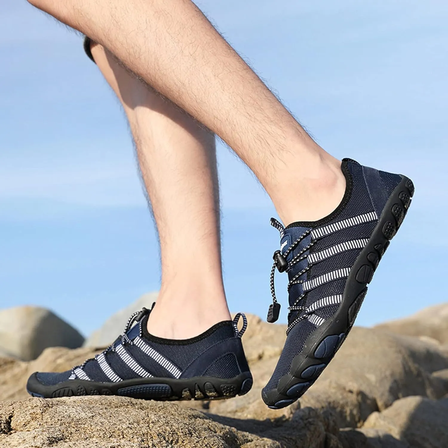 Water Shoes for Men Women Quick Dry Barefoot Swim Beach Surf Yoga Aqua Socks Non Slip Outdoor Sport Hiking Pool Camping Spring Shoe for Women 2025