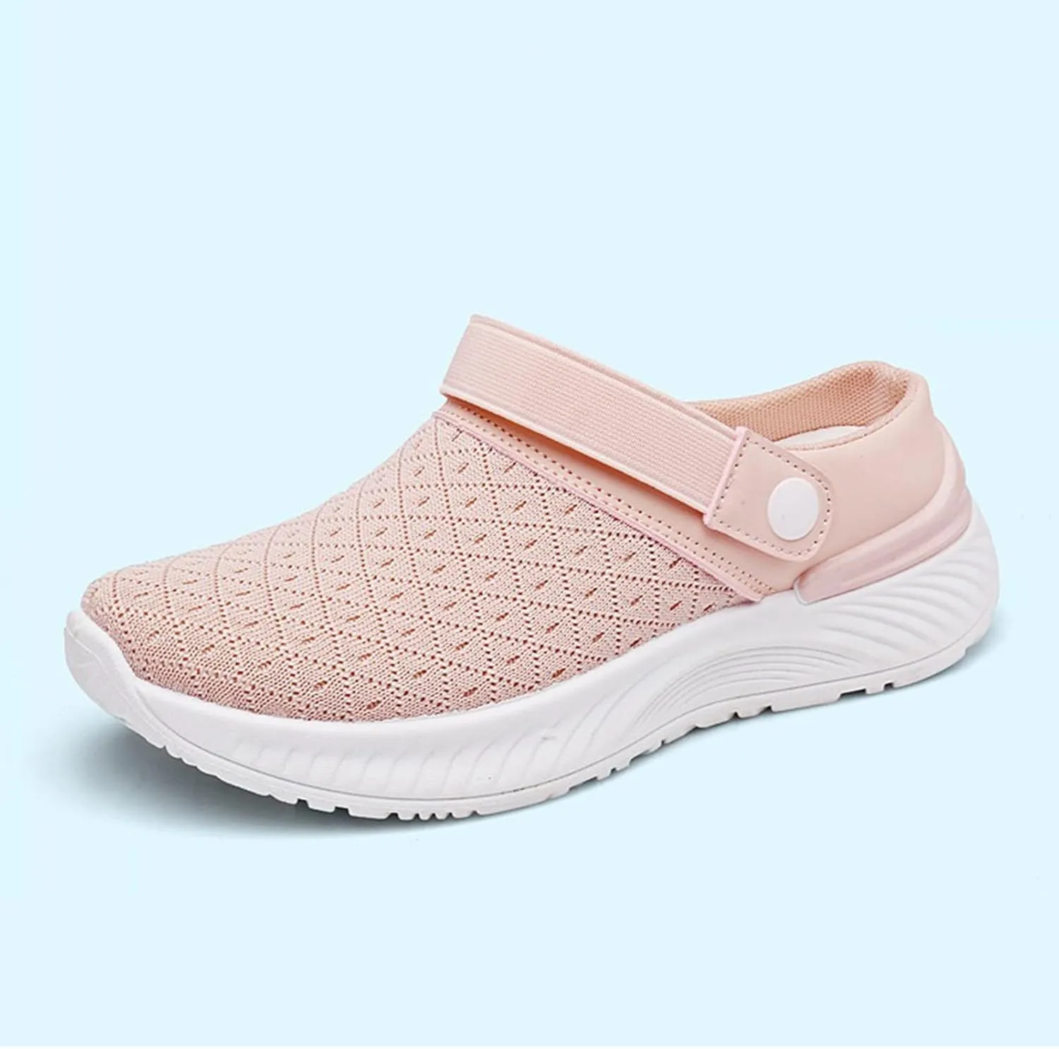 Women's Breathable Slippers Arch Support Shoes Non Slip Walking Shoes Outdoor Casual Shoes Slip On Slippers